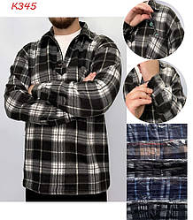 Сорочка чоловіча з коміром на блискавці, Китай. Розміри норма 48-56