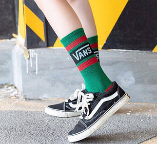 Жіночі шкарпетки Vans (36-39) широка резинка