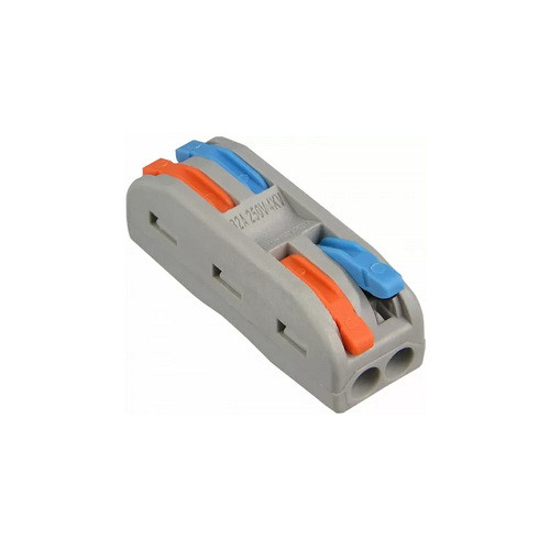 Клема двостороння кольорова РСТ 2-2 (2 полюси 32 А 4 мм) (50)