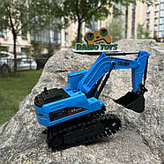 Екскаватор на радіокеруванні “RoboCop” синій | Бульдозер на пульті управління | Екскаватор на радіоуправлінні, фото 5
