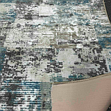 Ковролін/доріжка сіра під мармур на латексній антислизькій основі  EPIC 22093320320 P13 gel, фото 4