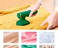 Мініатюрна портативна праска для вологого та сухого прасування Electric Iron 33 Вт Відпарювач ручний 2 в 1 Зелений, фото 2