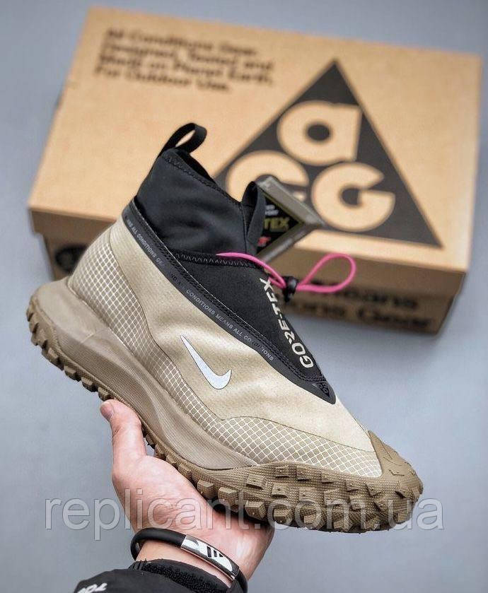 Кроссовки мужские Nike  ACG Mountain Fly  Gore-Tex Beige Black Вьетнам, фото 1