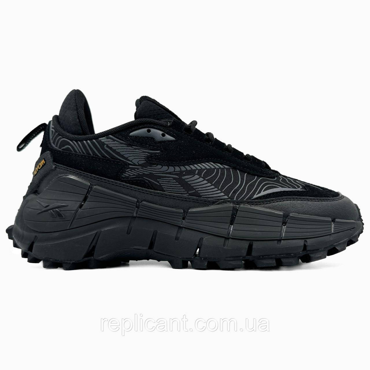 Кросівки чоловічі Reebok Zig Kinetca 2.5 Edge Black В'єтнам