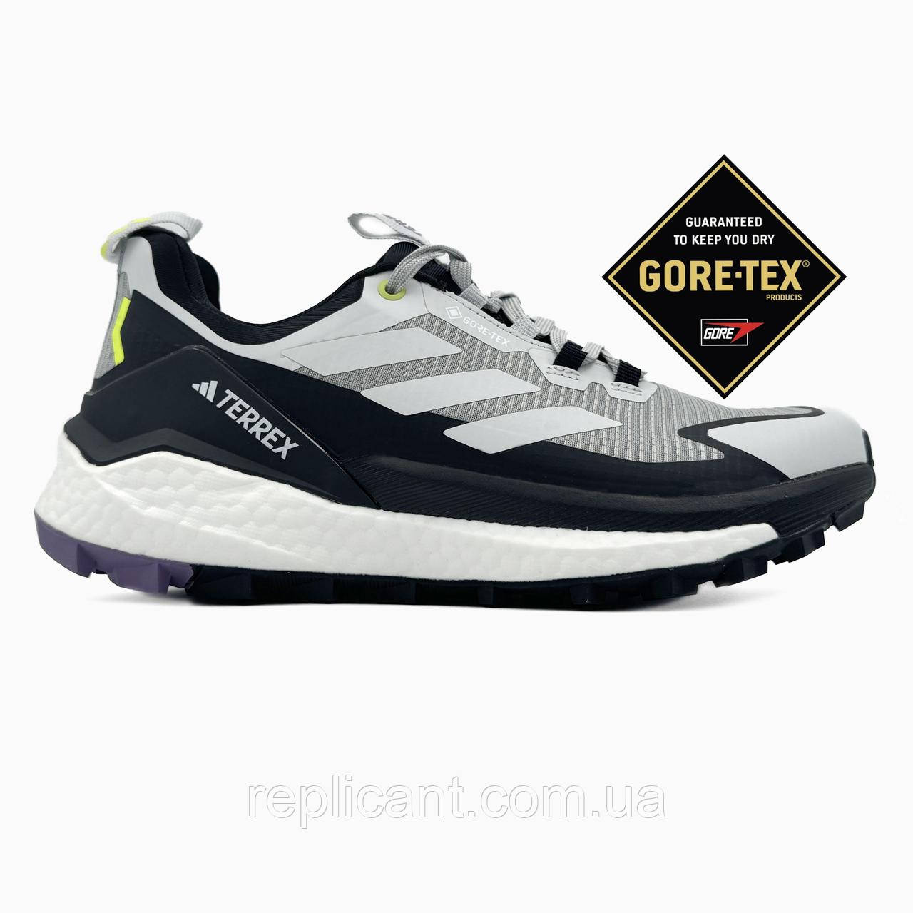 Кросівки чоловічі Adidas Terrex Gore-Tex Low Grey/White/Black В'єтнам, фото 1