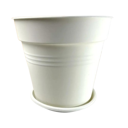 Вазон Глорія з підставкою 11*10,2см білий Алеана, фото 1