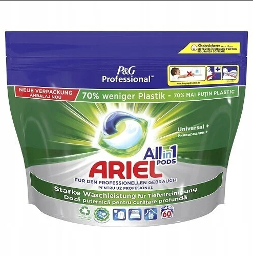Капсули для прання універсального білизни Ariel Pods Professional 3 в 1 60 шт, фото 1