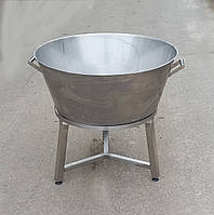 Купель з нержавіючої сталі 80л