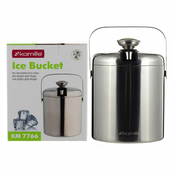 Відро для льоду нержавіюча сталь 7766 KAMILLE