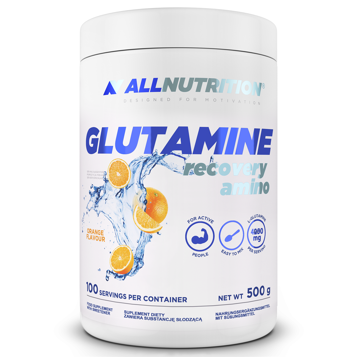 Глютамін AllNutrition Glutamine Recovery Amino 500 г