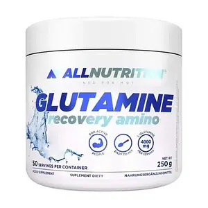 Глютамін AllNutrition Glutamine Recovery Amino 250 г (без смаку)