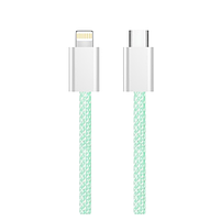 Кабель USB PD Type-C/Lightning ColorWay CW-CBPDCL061-G 27W 1м зелений, фото 3