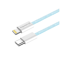 Кабель USB PD Type-C/Lightning ColorWay CW-CBPDCL061-BL 27W 1м синій, фото 4