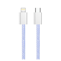 Кабель USB PD Type-C/Lightning ColorWay CW-CBPDCL061-PU 27W 1м фіолетовий, фото 3