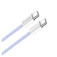 Кабель USB PD Type-C/Type-C ColorWay CW-CBPDCC061-PU 3,0A 60W 1м фіолетовий, фото 9