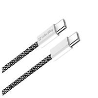 Кабель USB PD Type-C/Type-C ColorWay CW-CBPDCC061-BK 3,0A 60W 1м чорний, фото 10