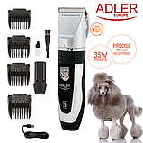 Машинка для стрижки тварин Adler AD 2823 з USB зарядкою, фото 9
