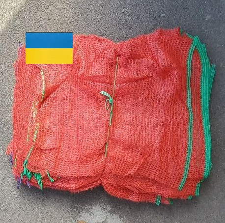 УКРАЇНСЬКА Сітка овочева 40х60 (18г) на 20кг. 100шт. червона сітка-мішок для овочів