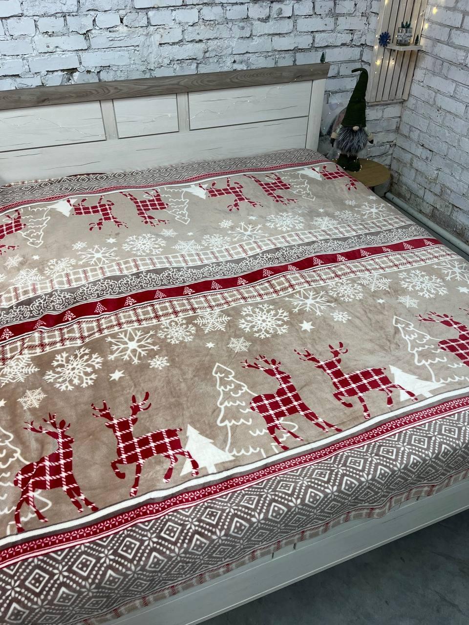 Плед новорічний Євро