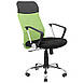 Офісне крісло із сітковою спинкою сидіння чорне спинка зелена Ультра Ю Ultra U хрестовина Хром Richman, фото 3