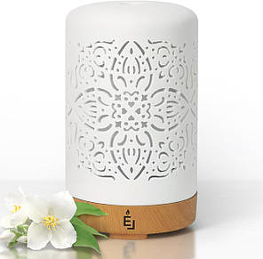 Дифузор ефірних олій Earnest Living. Керамічний дифузор, таймер, нічник 100 мл.