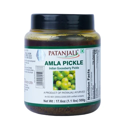 Амла Пікл/Amla Pickle, пряна соусна домішка Patanjali, 500 г 10/24