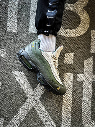 Чоловічі Кросівки Nike Air Max 95 x Corteiz Gutta Green / Найк Аїр Макс 95 Кортейз Готта Зелені, фото 1