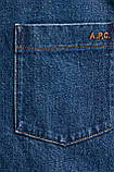 AllOriginal com ua Джинсова сорочка A.P.C. surchemise vittorio brodee чоловіча колір синій regular класичний, фото 6