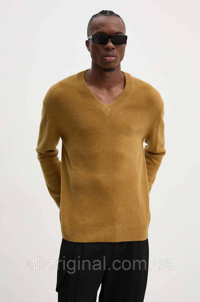 AllOriginal com ua Вовняний светр A.P.C. pull dany чоловічий колір жовтий WYAAD.M23380 РОЗМІРИ ЗАПИТУЙТЕ
