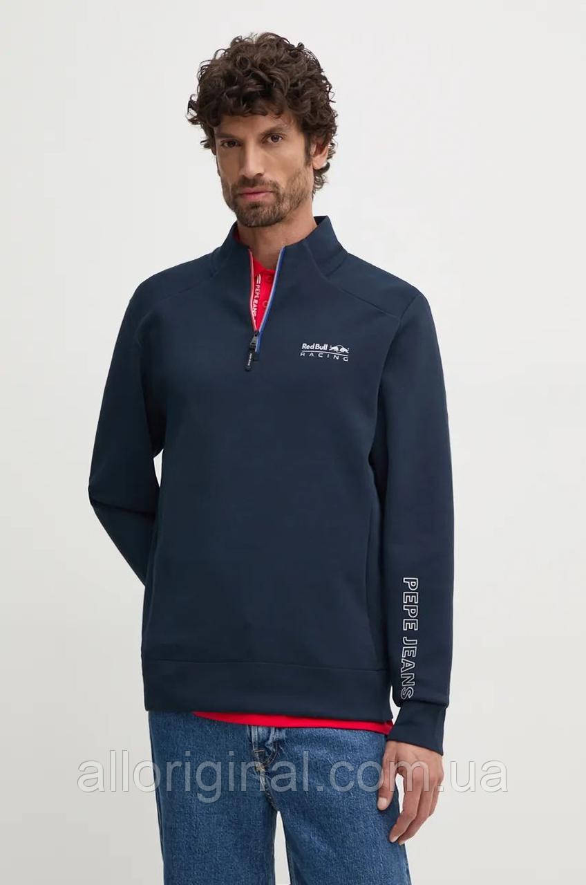 AllOriginal com ua Кофта Red Bull Racing x Pepe Jeans Red Bull Racing x Pepe Jeans чоловіча колір синій з