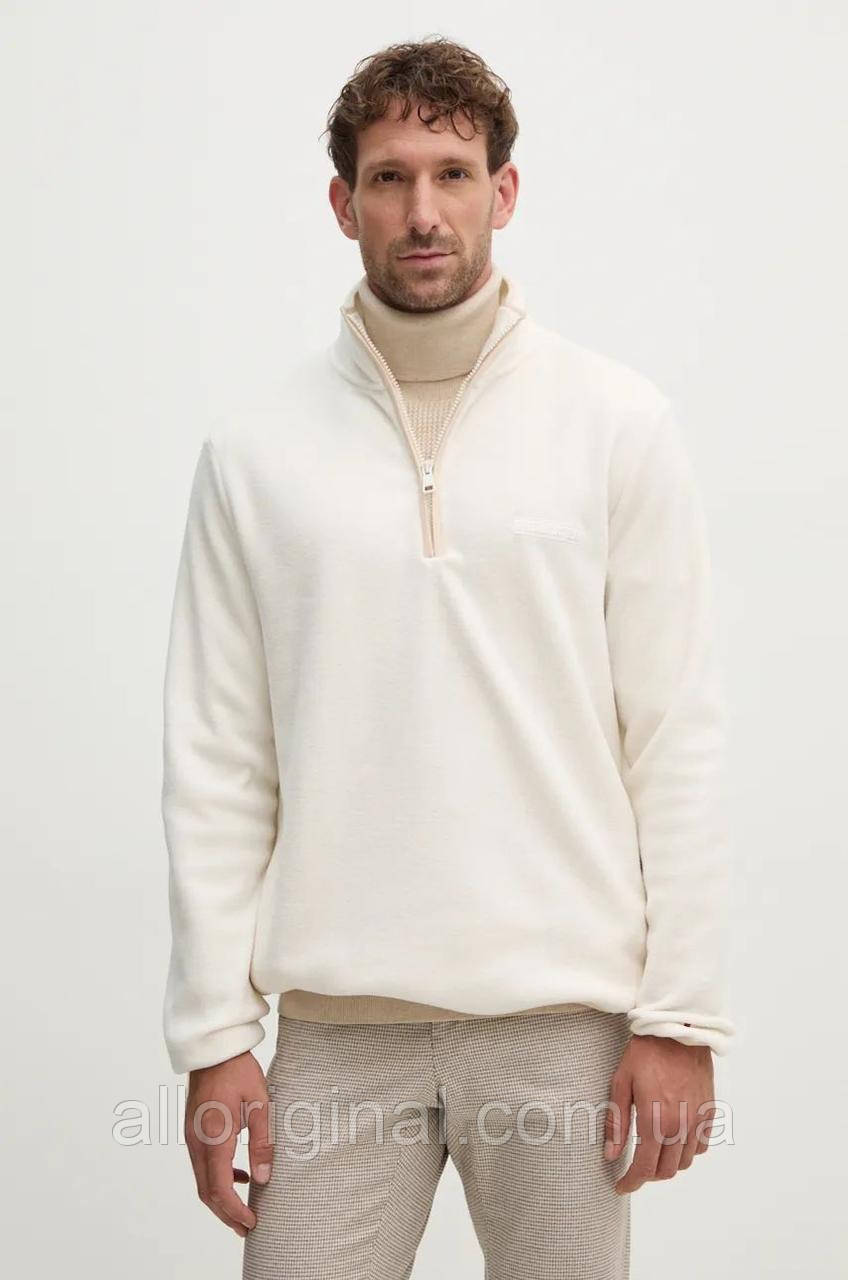 AllOriginal com ua Кофта Tommy Hilfiger чоловіча колір бежевий однотонна MW0MW37229 РОЗМІРИ ЗАПИТУЙТЕ