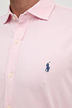 AllOriginal com ua Бавовняна сорочка Polo Ralph Lauren чоловіча колір рожевий regular класичний комір РОЗМІРИ, фото 3