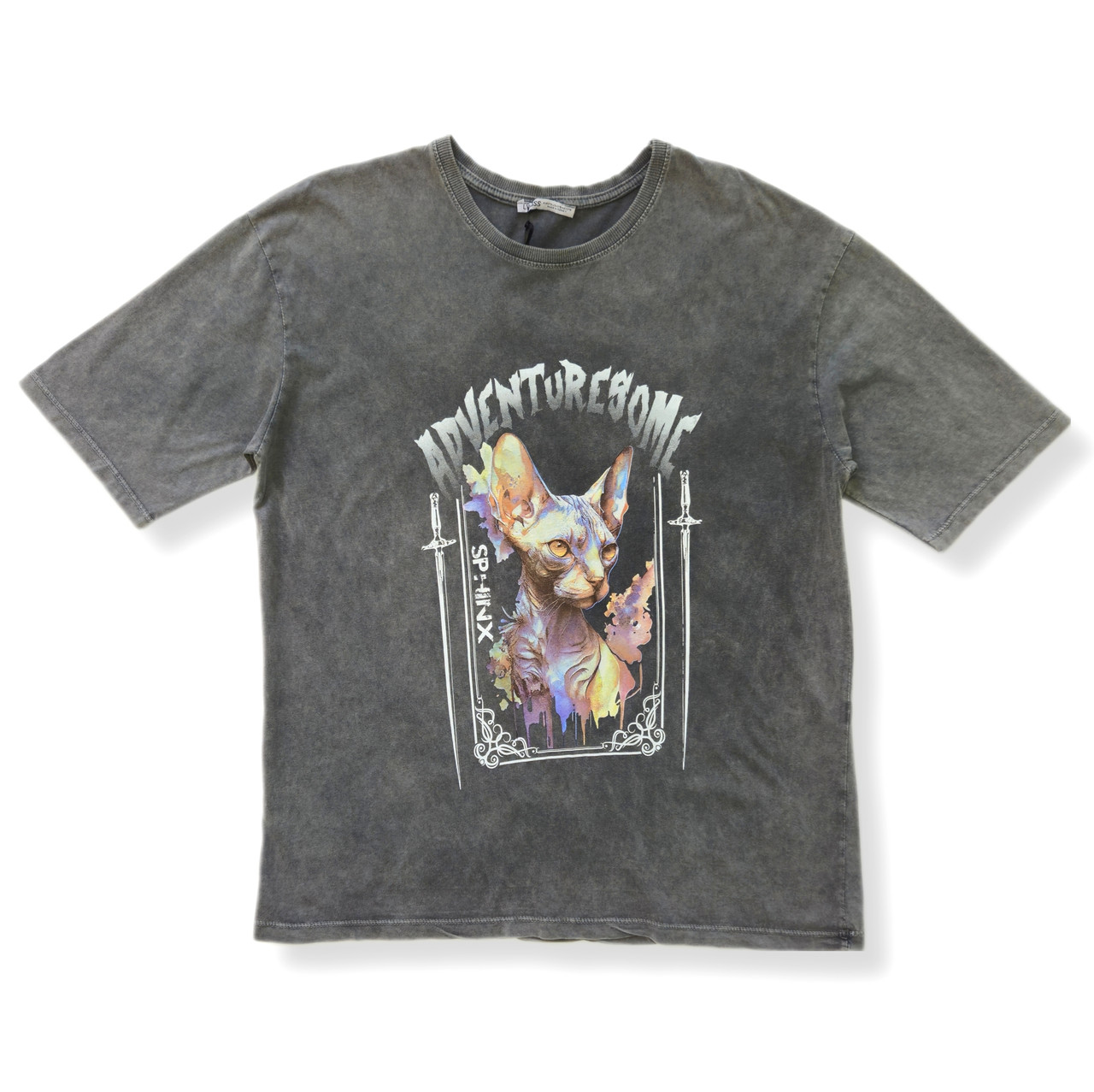 Футболка жіноча, cіра (варенка). One size, фото 1