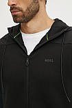 AllOriginal com ua Кофта Boss Green чоловіча колір чорний з капюшоном однотонна 50519019 РОЗМІРИ ЗАПИТУЙТЕ, фото 6