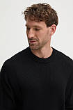 AllOriginal com ua Светр з домішкою вовни Armani Exchange чоловічий колір чорний 6DZM6G ZM5BZ РОЗМІРИ, фото 5