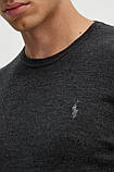 AllOriginal com ua Вовняний светр Polo Ralph Lauren чоловічий колір сірий легкий 710946143 РОЗМІРИ ЗАПИТУЙТЕ, фото 6