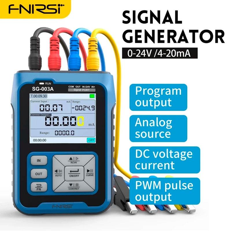 FNIRSI SG-003A генератор сигналів - калібратор, 0-24мА, 0-30В, PWM 0-9999Гц