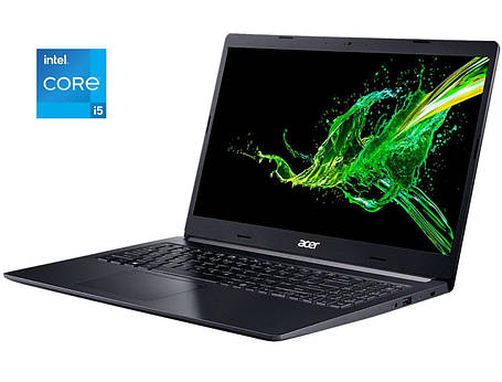Ноутбук Б-клас Acer Aspire 5 A515-55/ 15.6" (1366x768) Сенсорний/ Core i5-1035G1/ 8 GB RAM/ 256 GB SSD/ UHD, фото 1