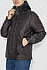 Куртка чоловіча демісезонна з капюшоном, колір чорний, 214R22015, фото 3