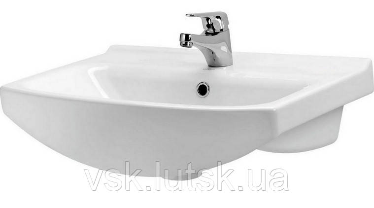 Умивальник мебельний CERSANIA 50 з отвором для арматури, фото 1