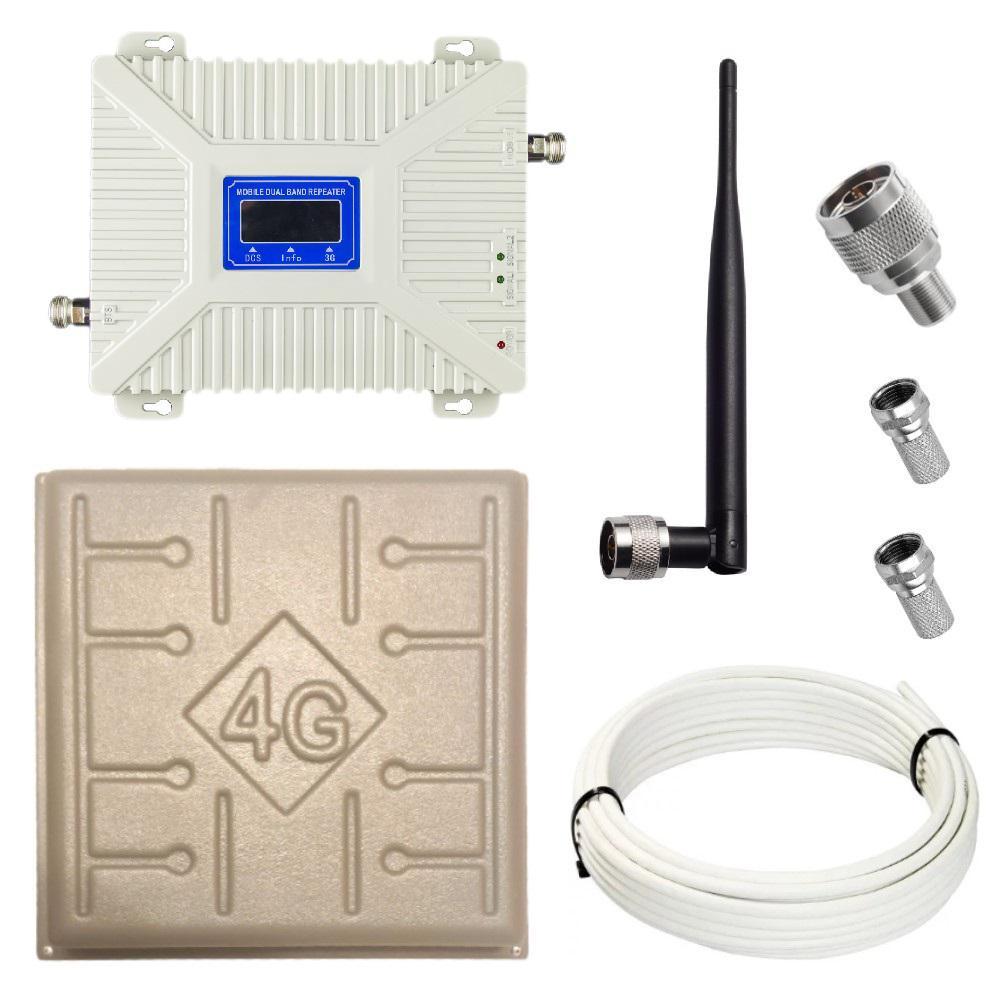 Репітер підсилювач мобільного зв'язку і інтернету SS96-GD GSM і 4G сигналу 900 і 1800 МГц (17/I дБі), фото 1