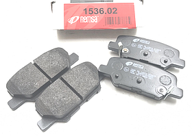 Колодки гальмівні задні дискові REMSA 1536.02, Mitsubishi Outlander 2012- OEM 4605B384