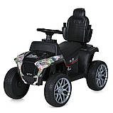 Дитячий електромобіль каталка-толокар 2в1 Bambi Racer M 5732 з батьківською ручкою Білий, фото 8