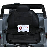 Дитячий електромобіль на акумуляторі Джип Toyota M 5101 на радіокеруванні дітей 2-6 років Сірий, фото 4