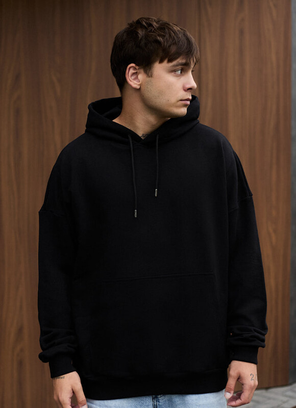 Базове оверсайз худі Staff black oversize