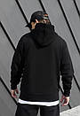 Універсальне чорне худі Staff black oversize, фото 3