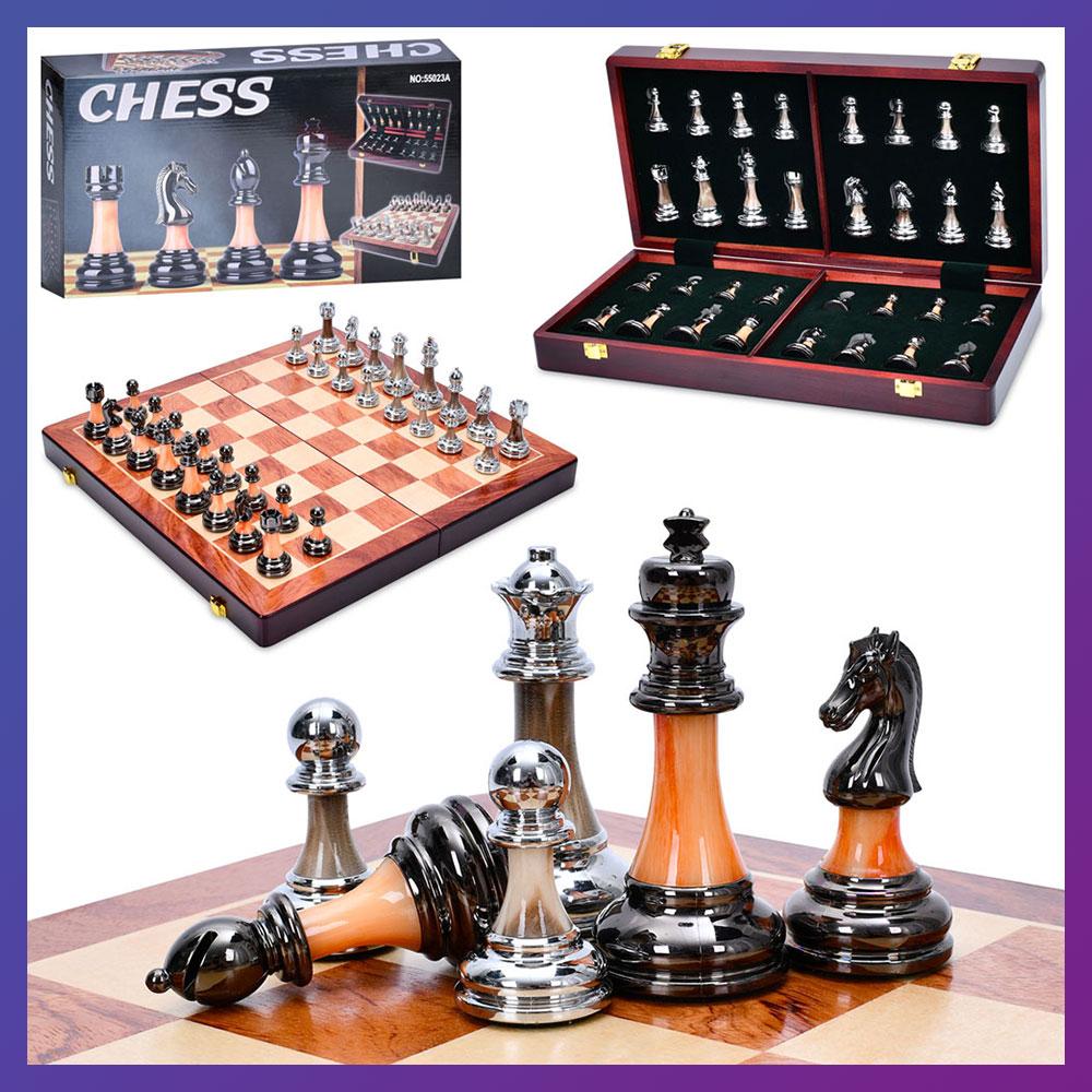 Настільна гра шахи TD202343 дерев'яний фігурки, фото 1