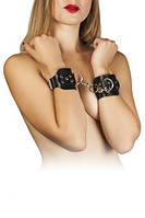 Наручники Leather Hand Cuffs, Black артикул 4406909