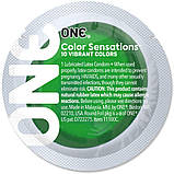 Презерватив ONE Color Sensations - ONE with nature (Emerald) 1 шт Кітті, фото 3