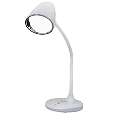 Біла настільна LED лампа 3Вт 3000-5500К на акумуляторі Type-C диммер 44х14.5 см, фото 2